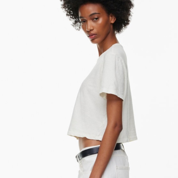 Aritzia Denim Forum The Vintage Cropped T-Shirt - Picture 8 of 8